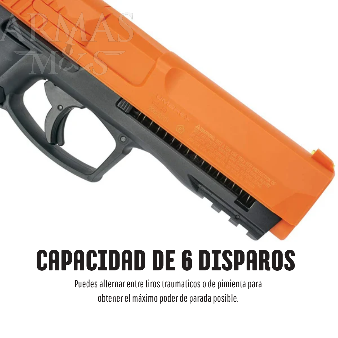 Pistola Traumática De Protección Hdp 50 Gas Pimienta Umarex Gen 2