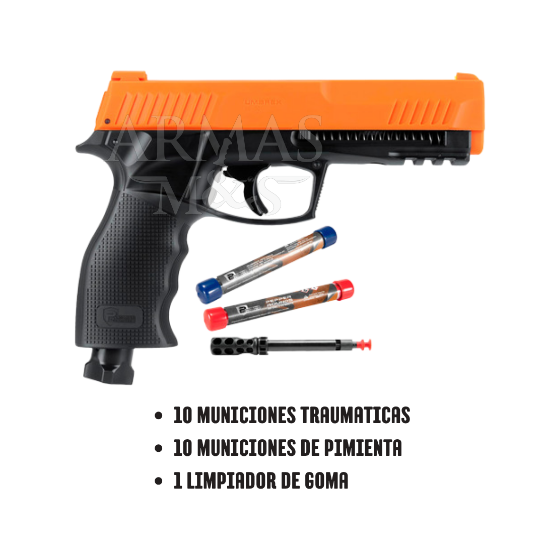 Pistola Traumática De Protección Hdp 50 Gas Pimienta Umarex Gen 2