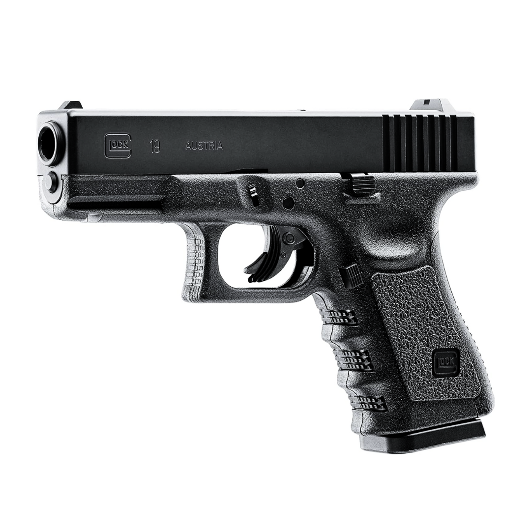 Pistola GLOCK 19 GEN3 Negra CO2 BBs Cal. .177 4.5mm 410 fps