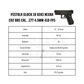 Pistola GLOCK 19 GEN3 Negra CO2 BBs Cal. .177 4.5mm 410 fps