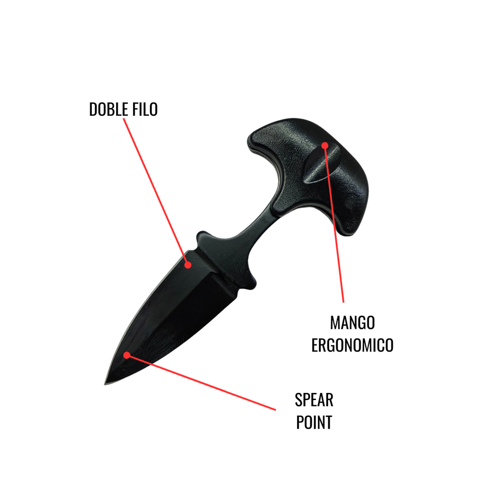 Pushdagger Navaja de Cuello Mini