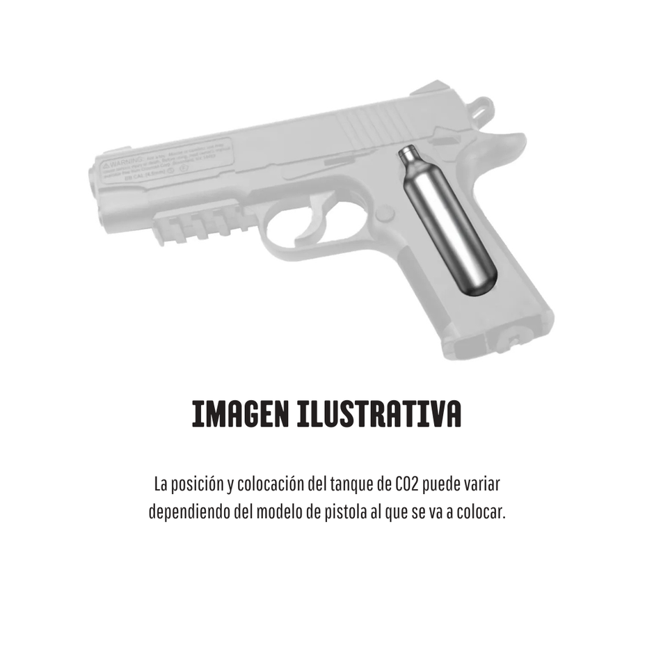 50 Tanques Nakashi de CO2 para pistolas de aire