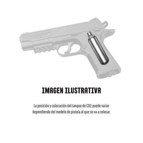 10 Tanques Nakashi de CO2 para pistolas de aire