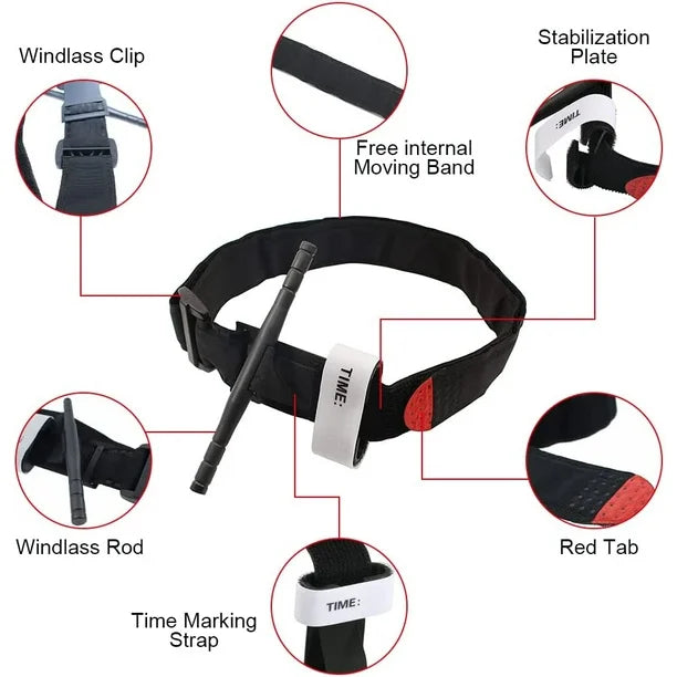 Torniquete de Entrenamiento Color Negro