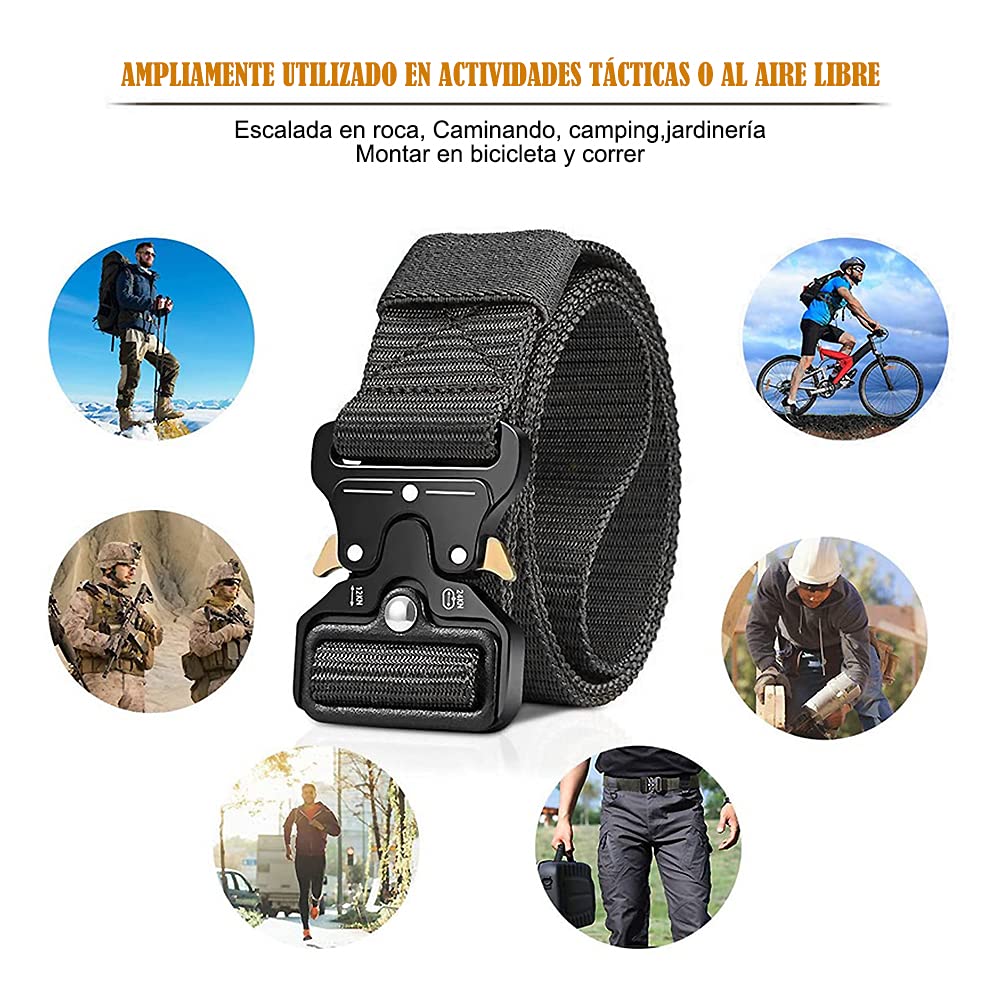 Cinturón Táctico Ajustable de Alta Resistencia
