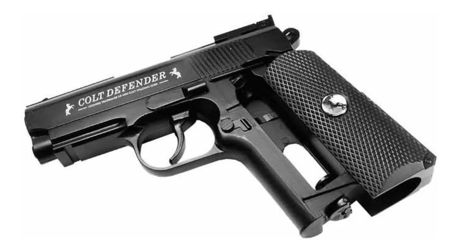 Pistola COLT DEFENDER Negra CO2 BB Cal. .177 4.5mm 410fps