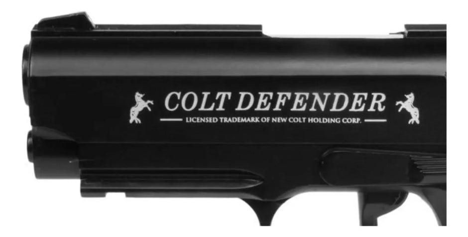 Pistola COLT DEFENDER Negra CO2 BB Cal. .177 4.5mm 410fps