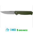Navaja Buck 251 Langford Verde con ENVÍO GRATIS y 3 MSI