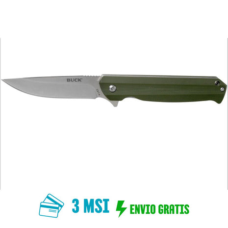Navaja Buck 251 Langford Verde con ENVÍO GRATIS y 3 MSI