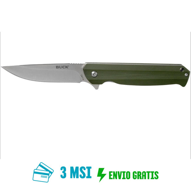 Navaja Buck 251 Langford Verde con ENVÍO GRATIS y 3 MSI