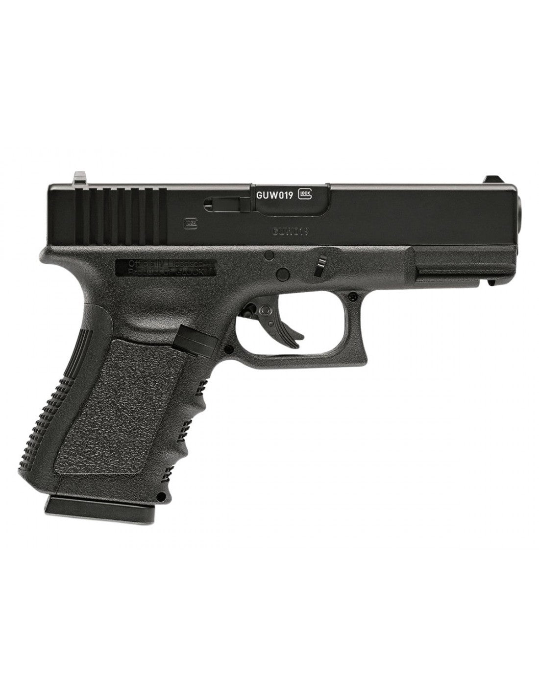 Pistola GLOCK 19 GEN3 Negra CO2 BBs Cal. .177 4.5mm 410 fps