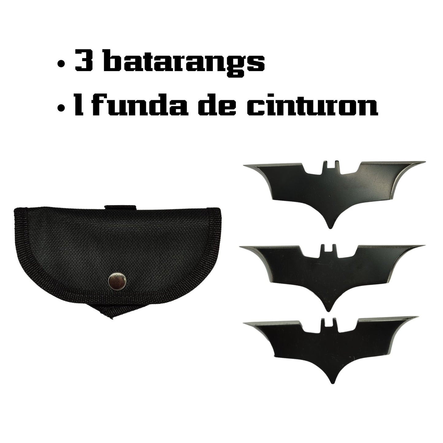 Batarang Arrojadizo chico 3 piezas