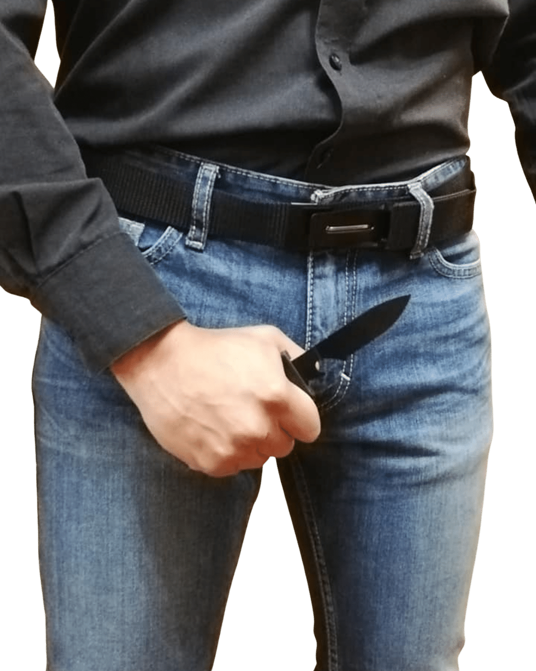 Cinturón con Navaja Oculta