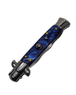 Navaja Stiletto Clásica Automática de hoja curva