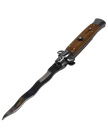 Navaja Stiletto Clásica Automática de hoja curva