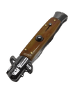 Navaja Stiletto Clásica Automática de hoja curva