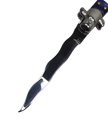 Navaja Stiletto Clásica Automática de hoja curva